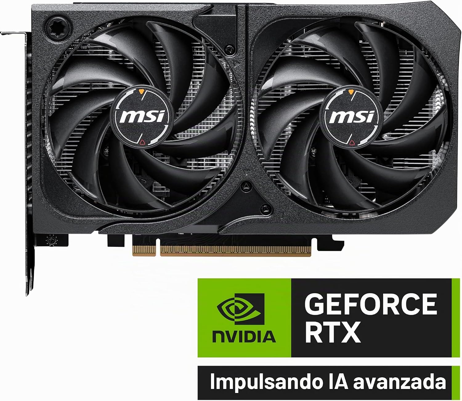 MSI GeForce RTX 5060 8G Shadow 2X OC - Tarjeta gráfica, RTX 5060 8G GDDR7, PCIe 5.0, Diseño térmico Torx Fan 5, HDMI 2.1b